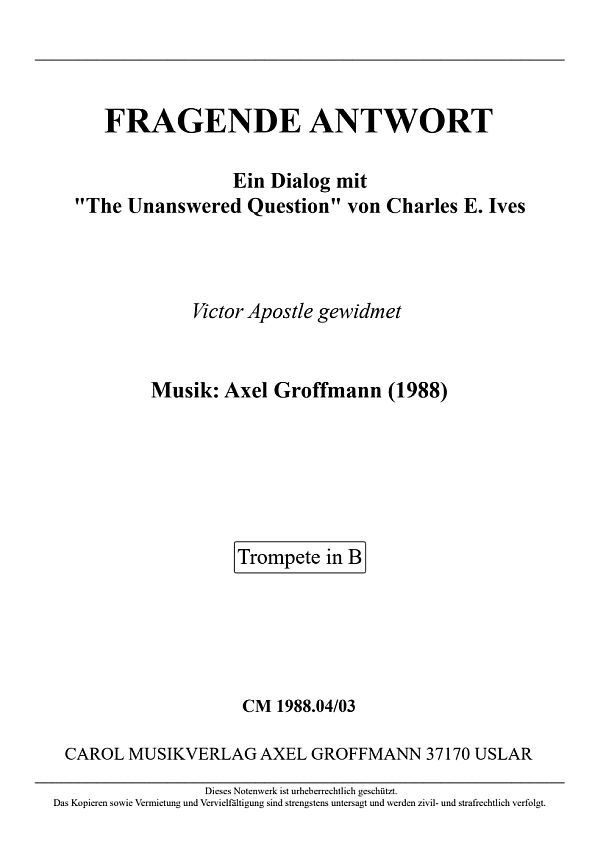 Fragende Antwort (1988)