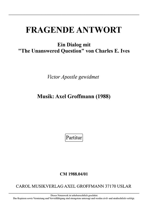 Fragende Antwort (1988)