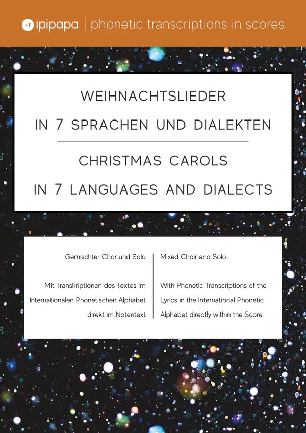 Weihnachtslieder in 7 Sprachen und Dialekten (+QR)