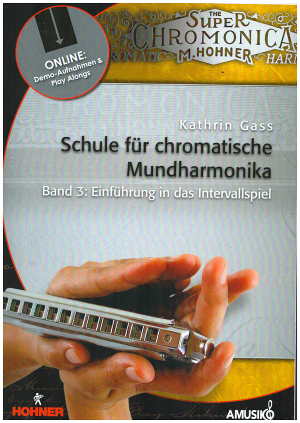 Schule für chromatische Mundharmonika Band 3 (+Online Audio)