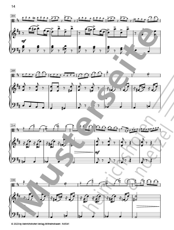 Concertino a-Moll op.21 in ungarischer Weise  (+QR-Codes)