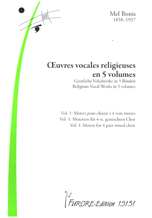 Oeuvres vocales religieuses en 5 volumes vol.1