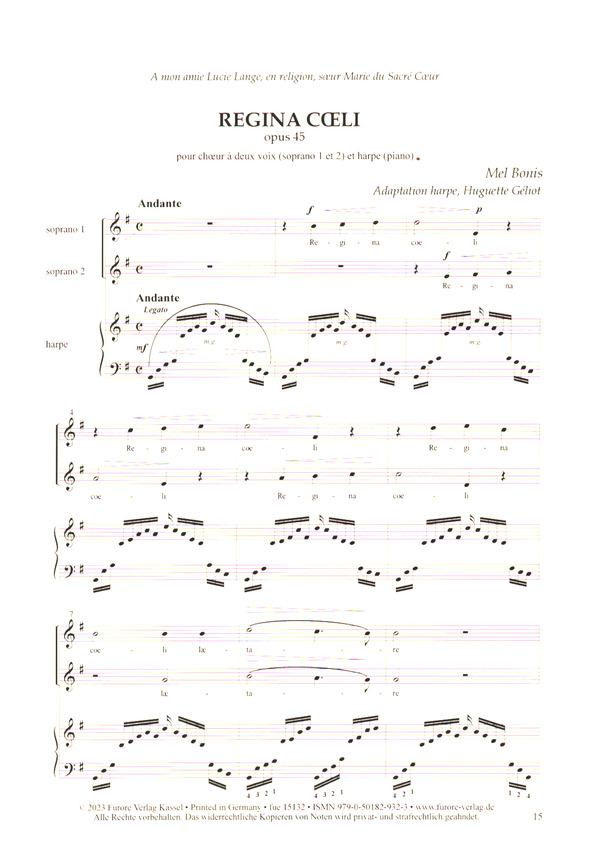 Oeuvres vocales religieuses en 5 volumes vol. 2