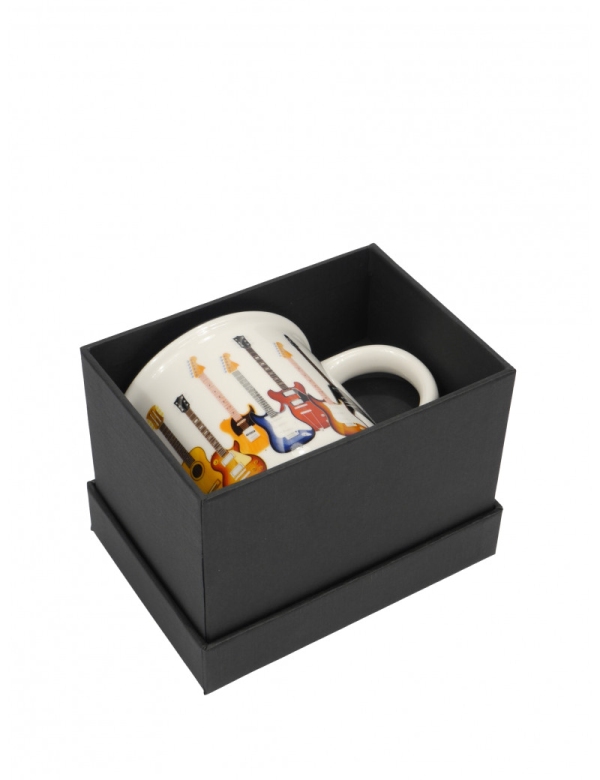 Tasse Gitarre weiß 350ml (New Bone China) mit