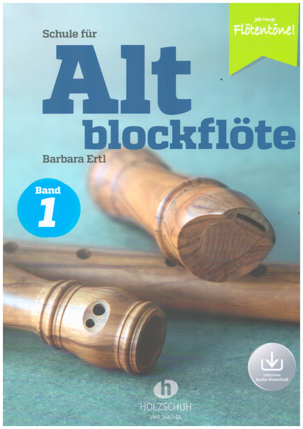 Schule für Altblockflöte Band 1 (+Online-Audio)