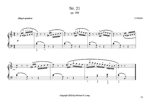25 melodische Etüden op.108