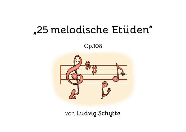 25 melodische Etüden op.108
