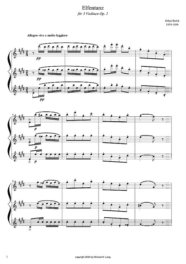 Elfentanz op.2