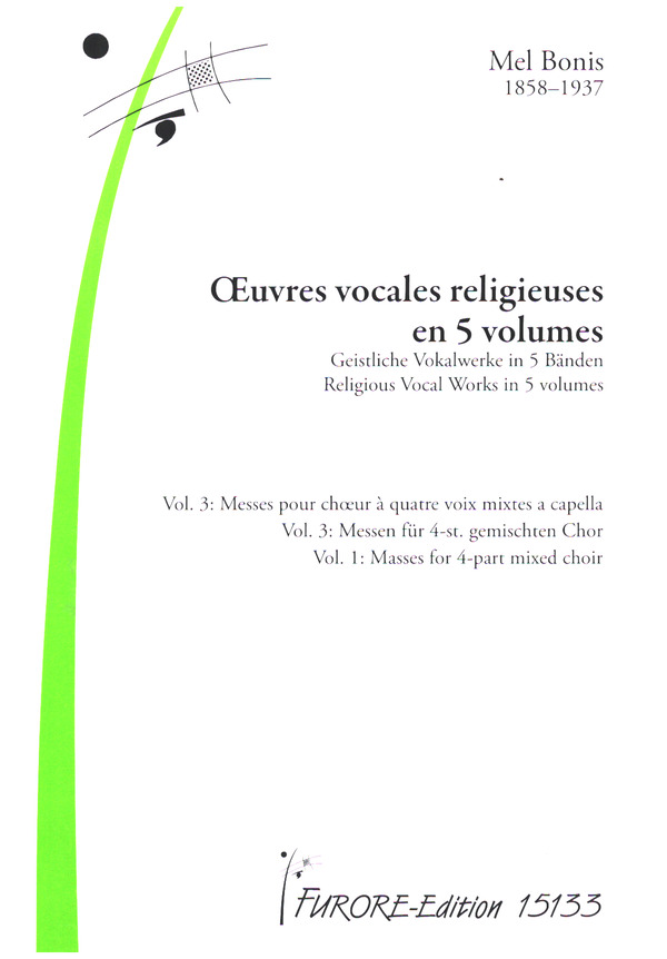 Oeuvres vocales religieuses en 5 volumes Vol.3