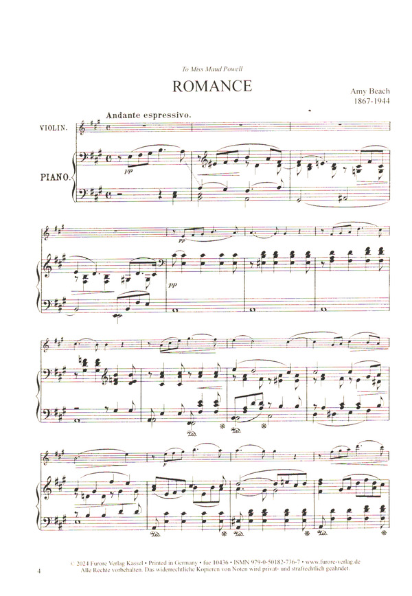 Romance op.23 (1893)