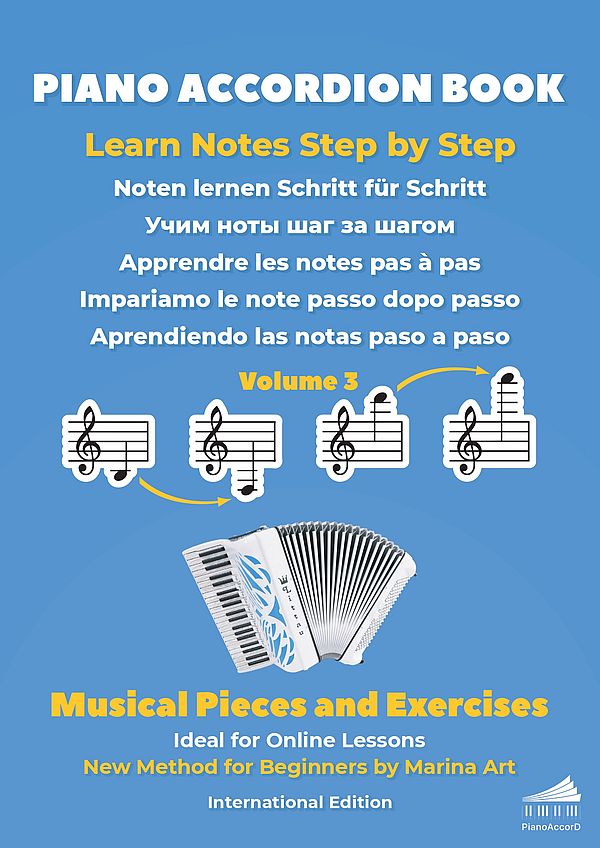 Piano Accordion Book Vol.3: Musical Pieces and Exercices