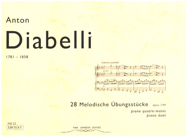 28 melodische Übungsstücke op.149