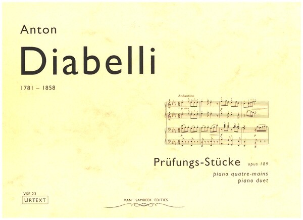 Prüfungs-Stücke op.189