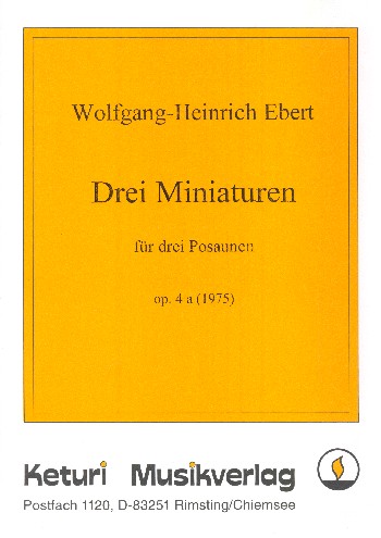 3 Miniaturen op.4a