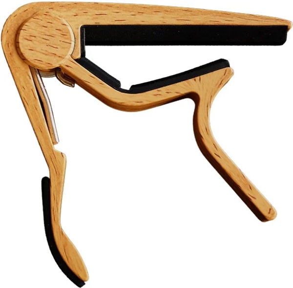 Nylon String Capo (holzfarben hellbraun)