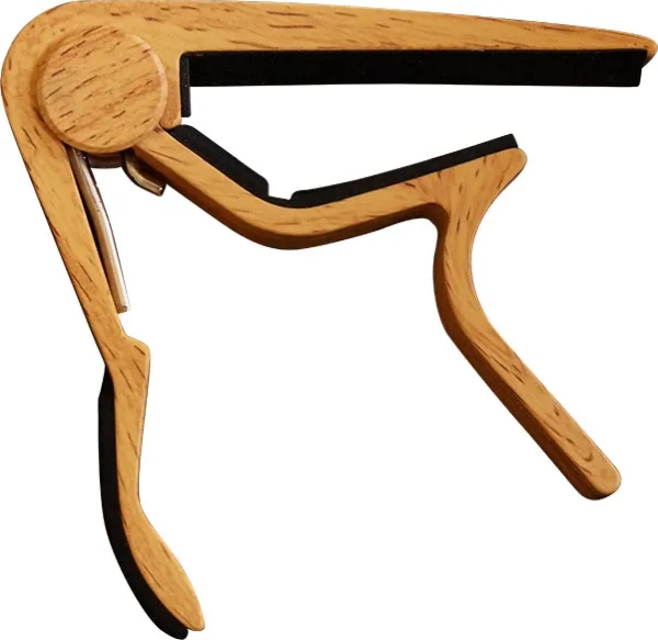 Steel String Capo (holzfarben hellbraun)