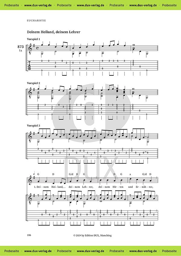 Spielt auf den Saiten - Gitarrenbuch zum Gotteslob-