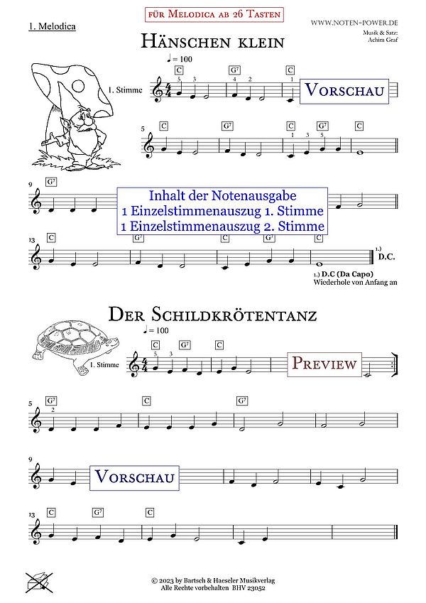 6 sehr leichte Vortragsstücke Vol.2