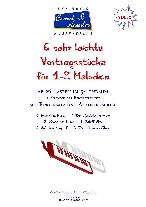 6 sehr leichte Vortragsstücke Vol.2