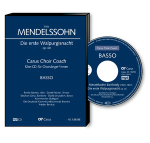 Die erste Walpurgisnacht op.60 MWV D3 - Chorstimme Basso
