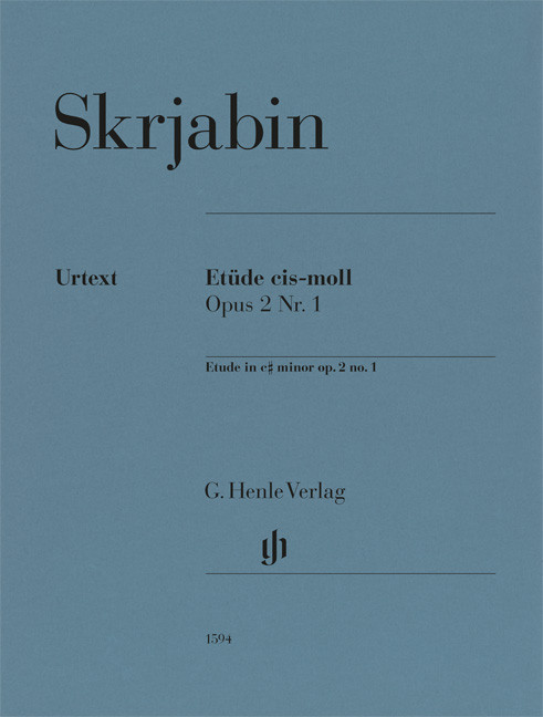 Etüde cis-Moll op.2,1