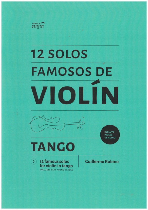 12 Solos Famosos de Violín  - Tango (+QR-Code)