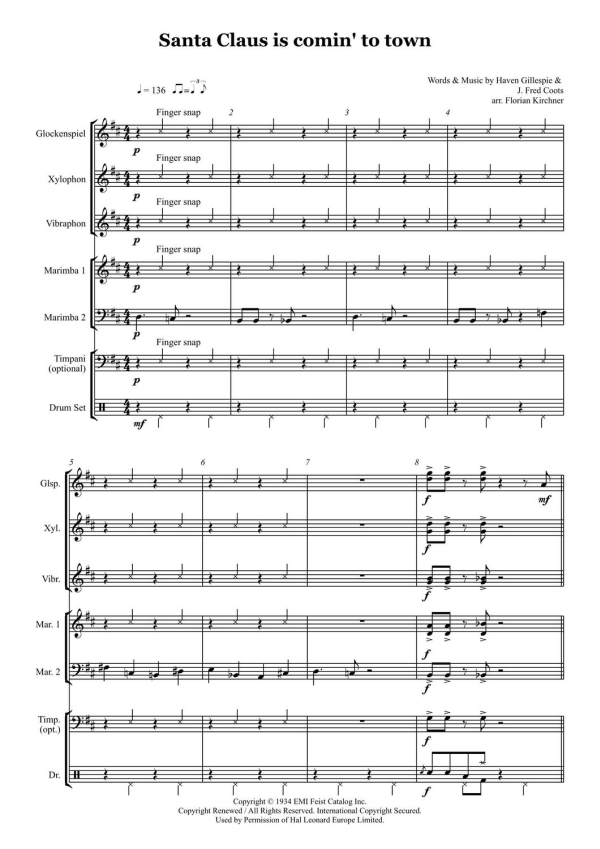 Santa Claus is comin' to town