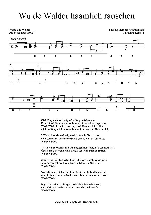 Anton Günthers Erzgebirgs-Lieder