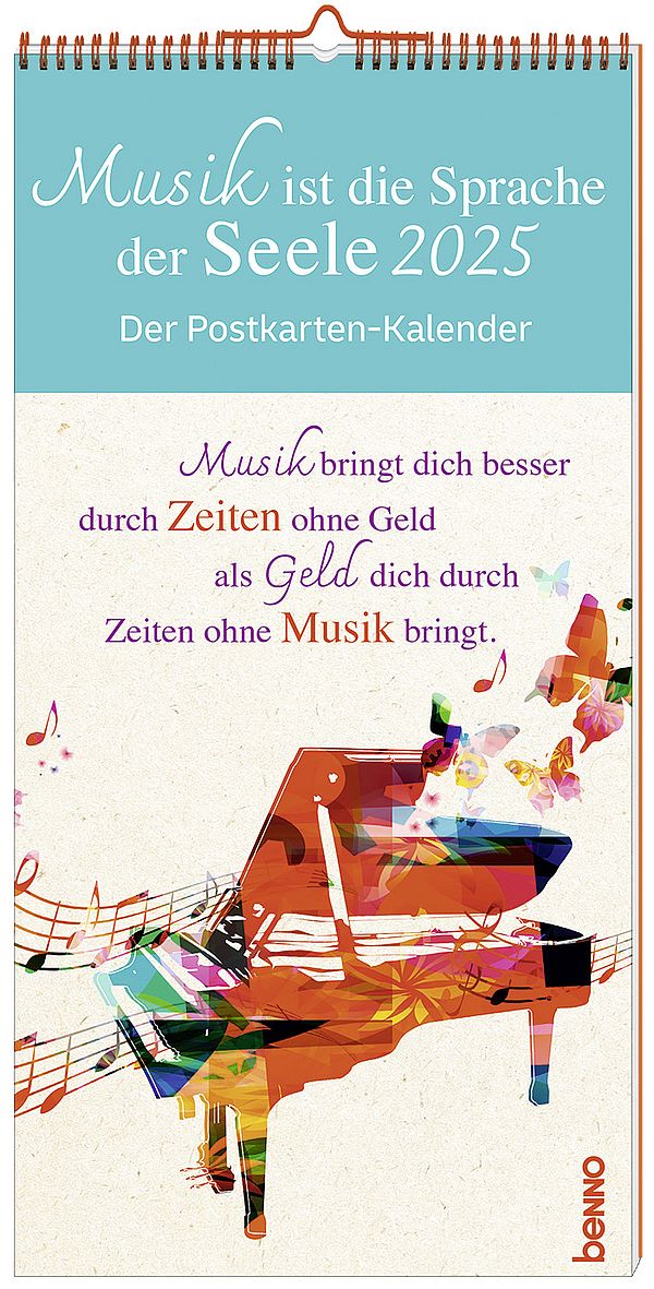 Kalender Musik ist die Sprache der Seele 2025