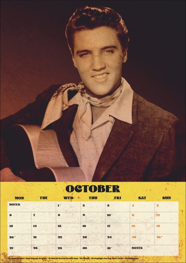 Elvis - Official 2025 Calendar