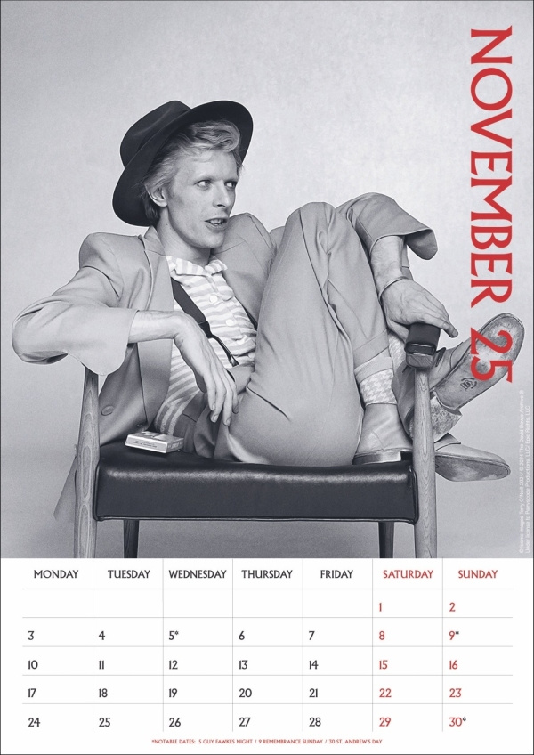 Bowie - Official 2025 Calendar