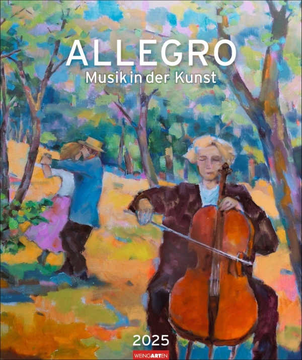 Kalender Allegro - Musik in der Kunst 2025