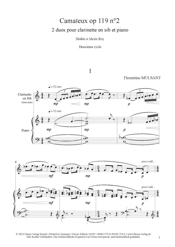 Camaieux op.119 no.2  Second cycle (2024)