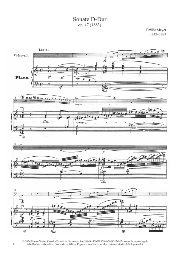 Sonate D-Dur op.47
