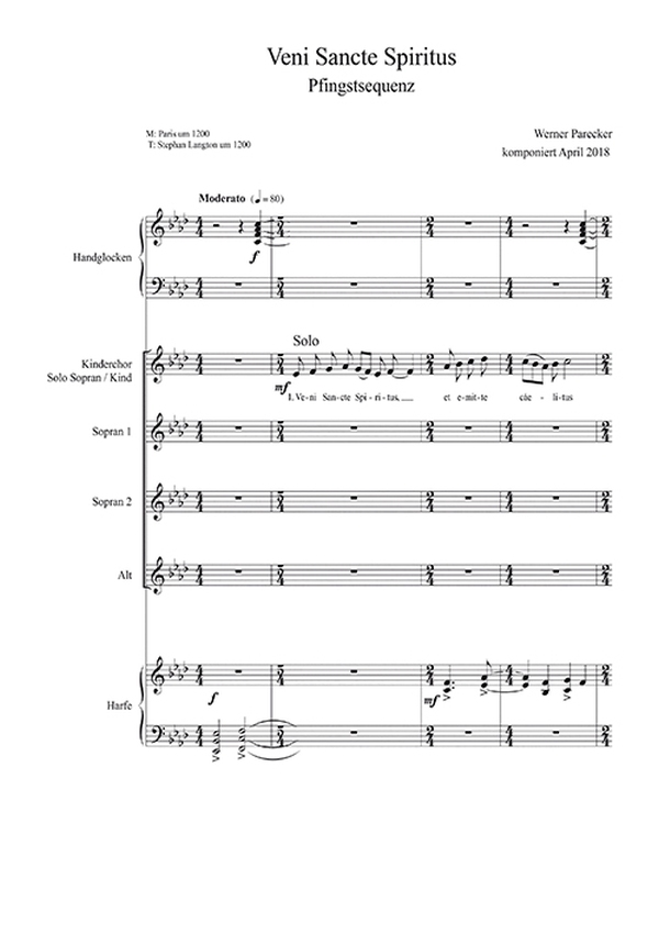Veni Sancte Spiritus (Pfingstsequenz)