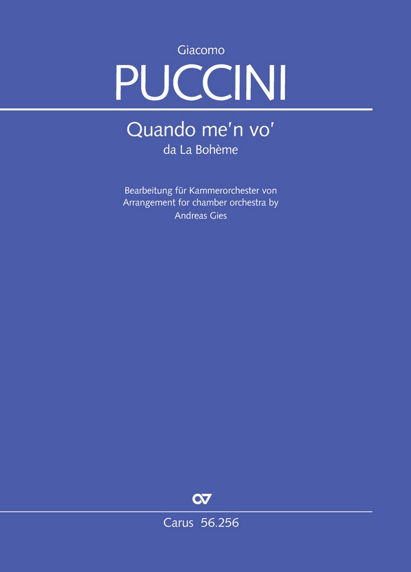 Quando me'n vo' da 'La Boheme'