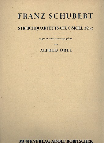 Streichquartettsatz c-Moll für