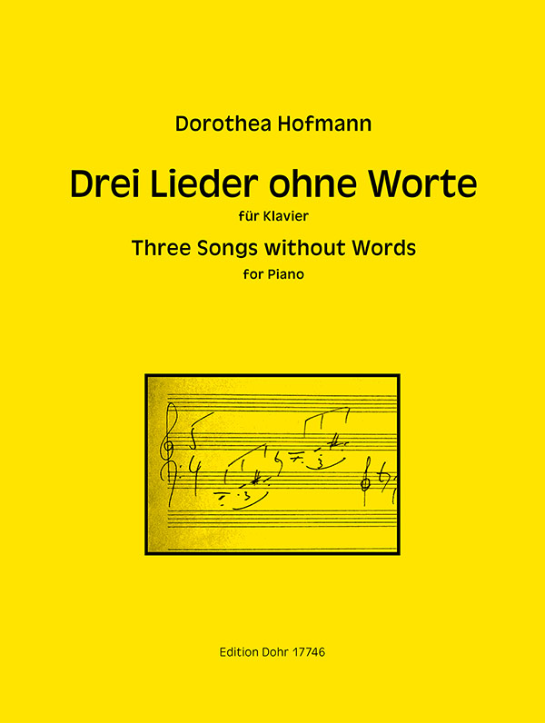 3 Lieder ohne Worte (3 Songs without Words)