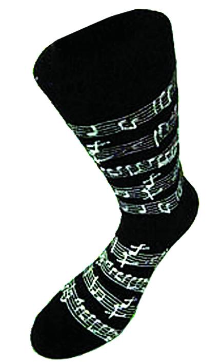 Socks 'Manuscript' black/white