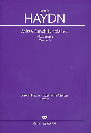 Missa sancti Nicolai G-Dur Hob.XXII Nr.6