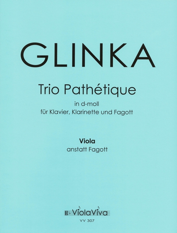 VV307A  M.Glinka, Klaviertrio in d-Moll