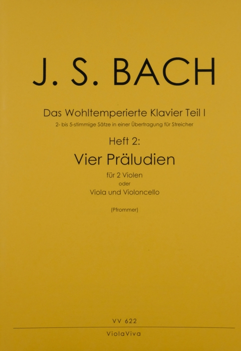 Das Wohltemperierte Klavier Teil 1 Band 2: 4 Präludien