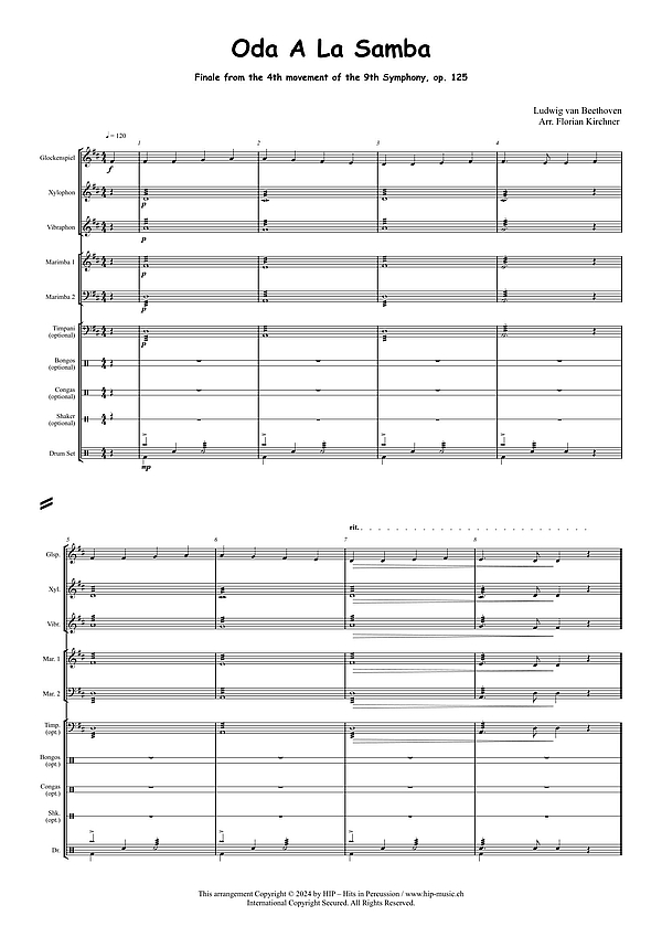 Ode a La Samba (Finale from 9th Symphony op.125)