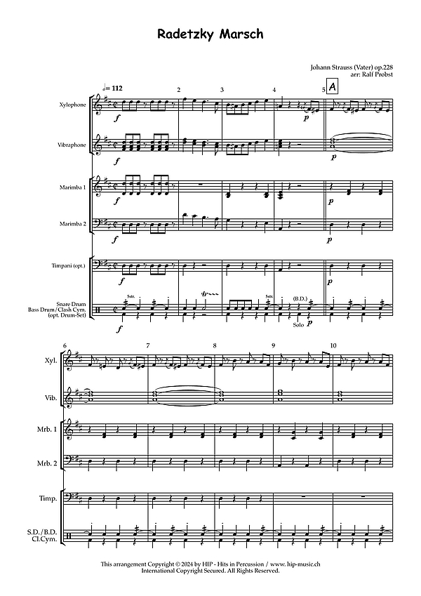 Radetzky Marsch op.228