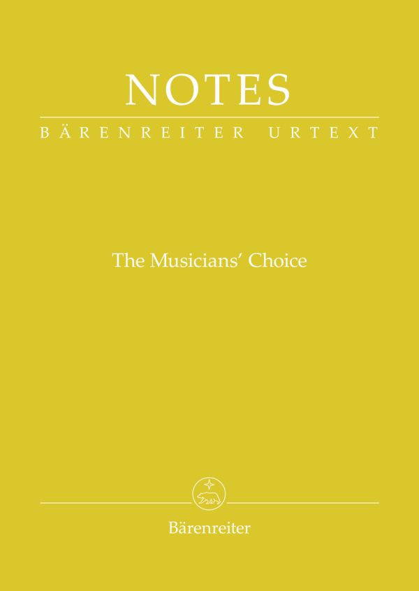 Notizbuch Notes - The Musicians' Choice
