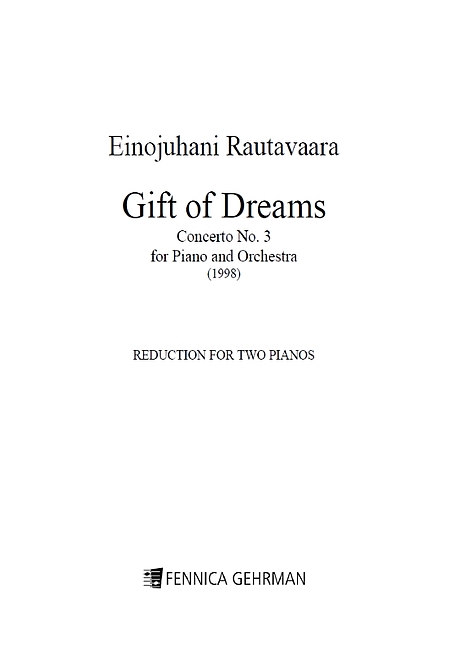 Gift of Dreams (Concerto No.3 from 1998)