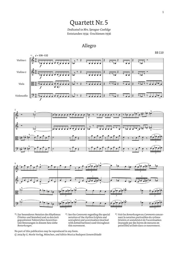 Die Streichquartette (Schuber)