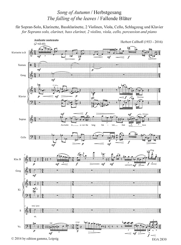 Song of Autumn