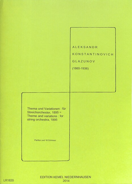 Thema und Variationen g-moll op.97