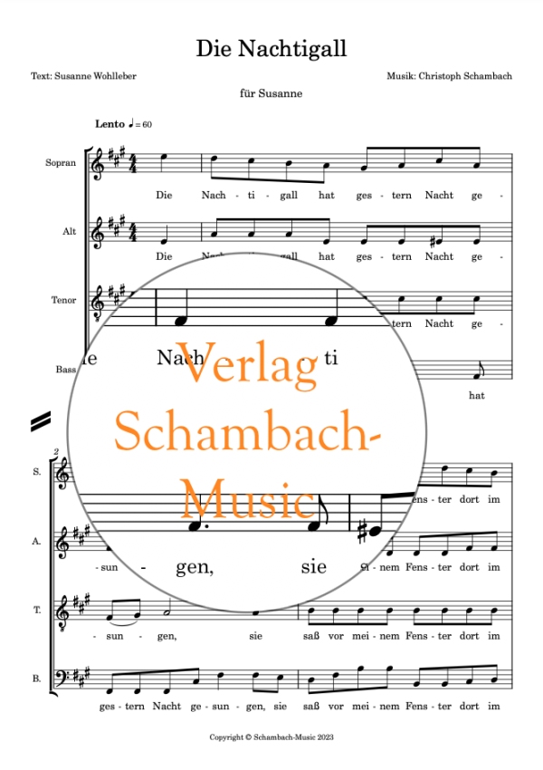 Die Nachtigall (Sonett)